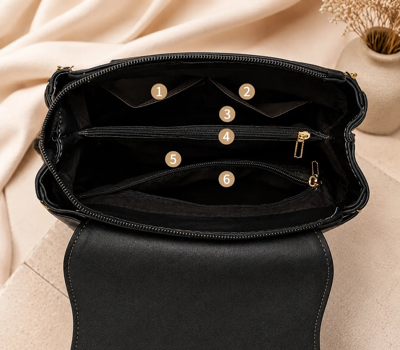 Sac à Dos Élégance Vintage Dress Liora